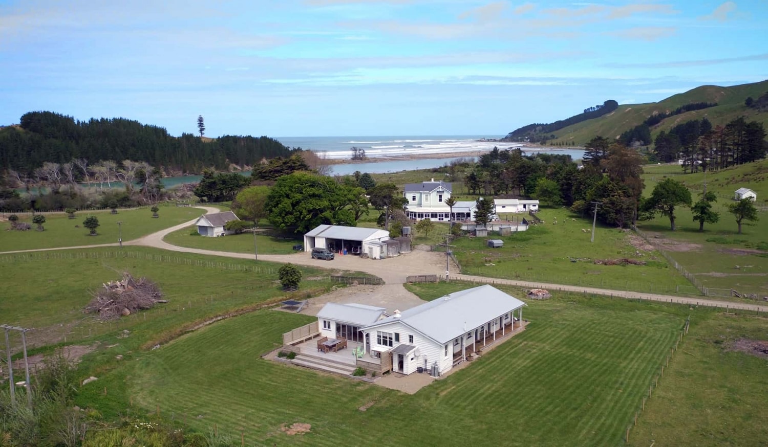 Marainanga Station Akitio Tararua Aerial Shot 05